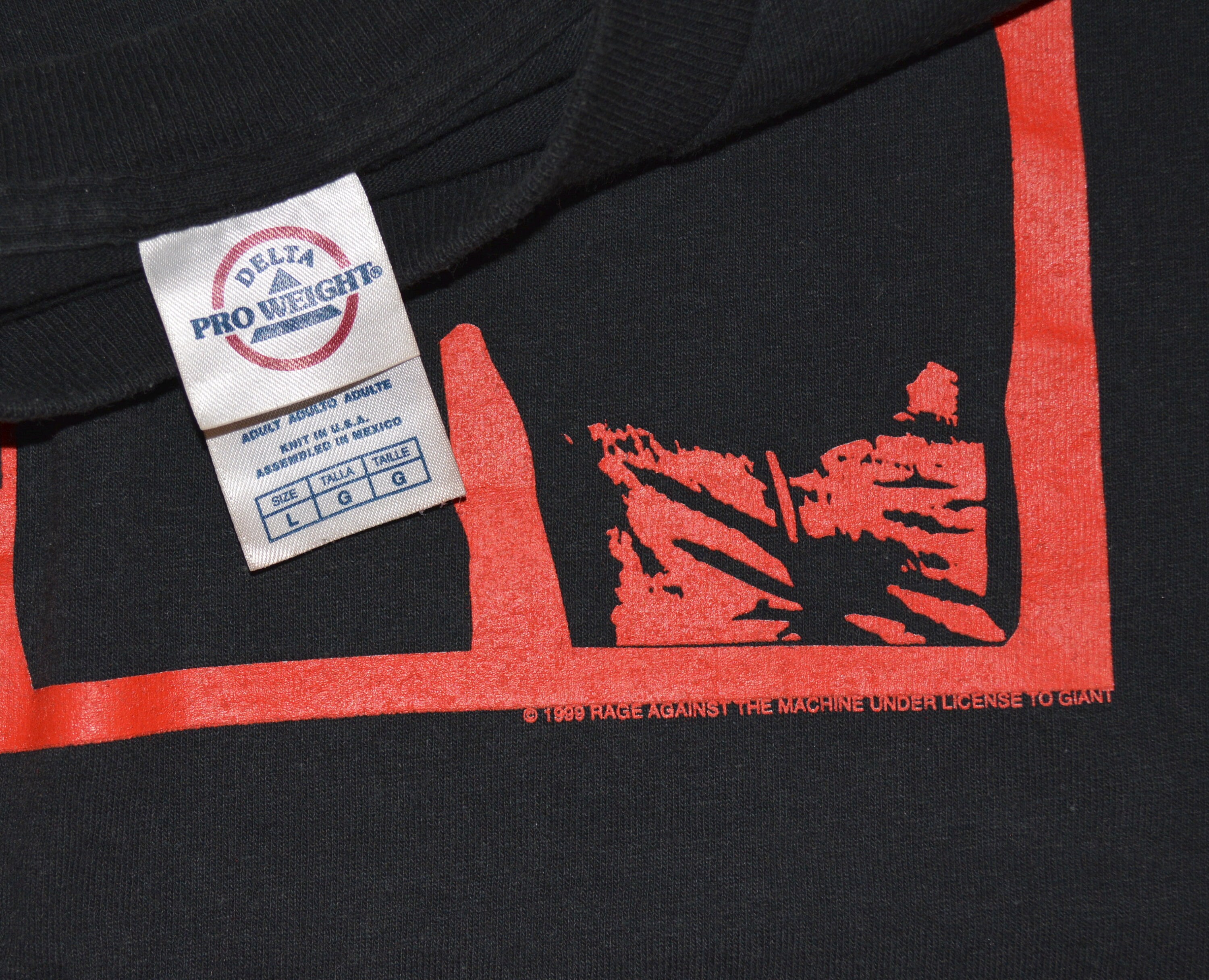 1990's RAGE Against the Machine Vintage Concert 99 Tour Rare