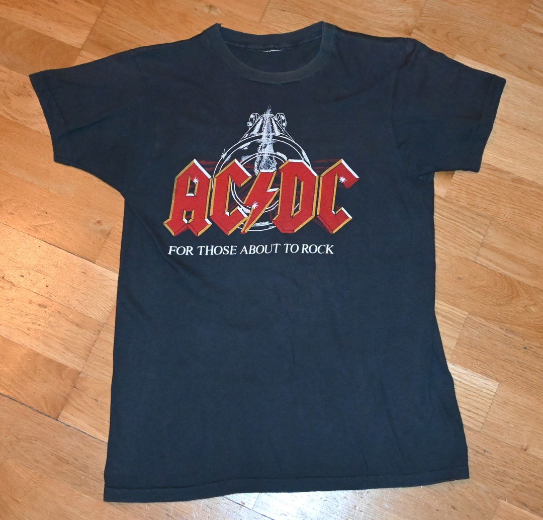 1981-82 AC/DC Vintage Rare Concert 1980's Tour Original Rock Metal Band ...