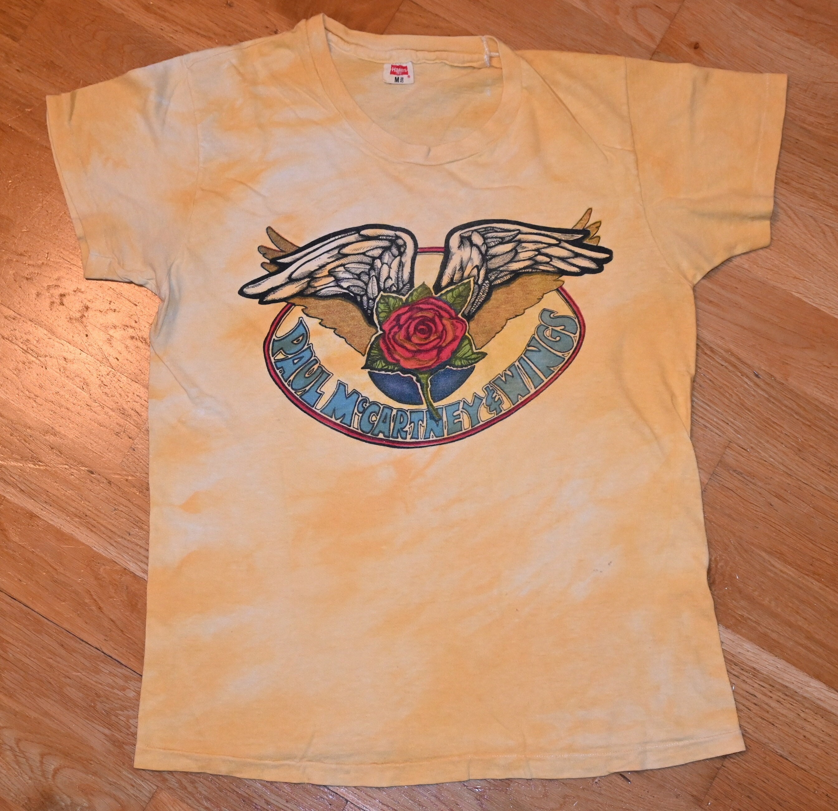 1970's PAUL Mccartney & WINGS Vintage Rare Concert Tie-dye 1976 Tour Original Rock Band Tee T-shirt M Medium 70's the Beatles Tshirt Gift - Etsy 1970's PAUL Mccartney & WINGS Vintage Rare Concert Tie-dye 1976 Tour Original Rock Band Tee T-shirt M Medium 70's the Beatles Tshirt Gift - Etsy