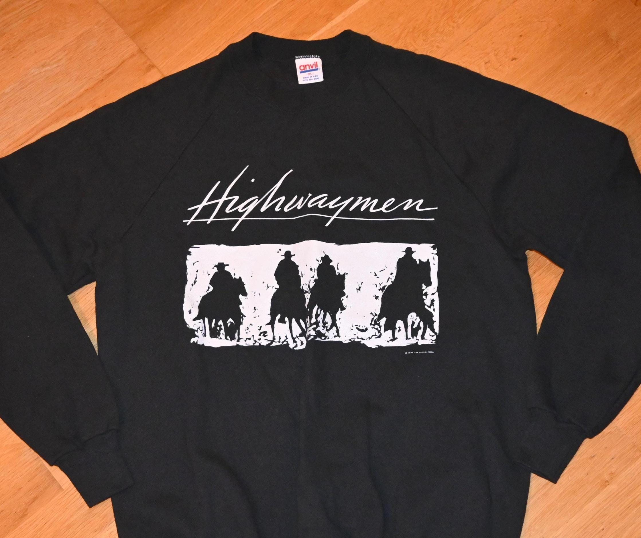 80s ヴィンテージ HIGHWAY 101 バンドTシャツ 89年 90s 1990 the HIGHWAYMEN Vintage Original Rare 80's 90's Concert Johnny
