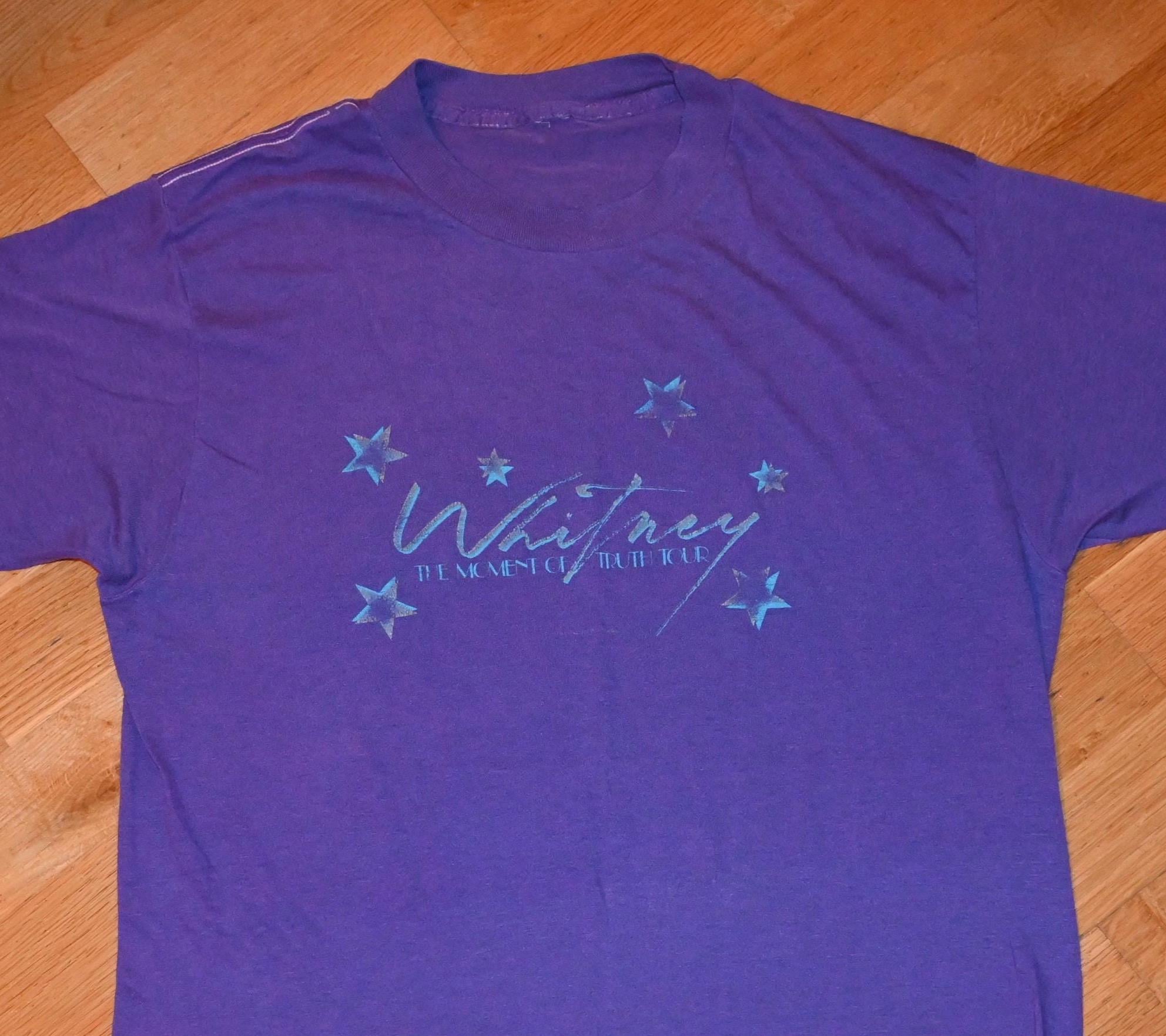 1987 WHITNEY HOUSTON Vintage Rare 80's Concert Tour Hip-hop R&b