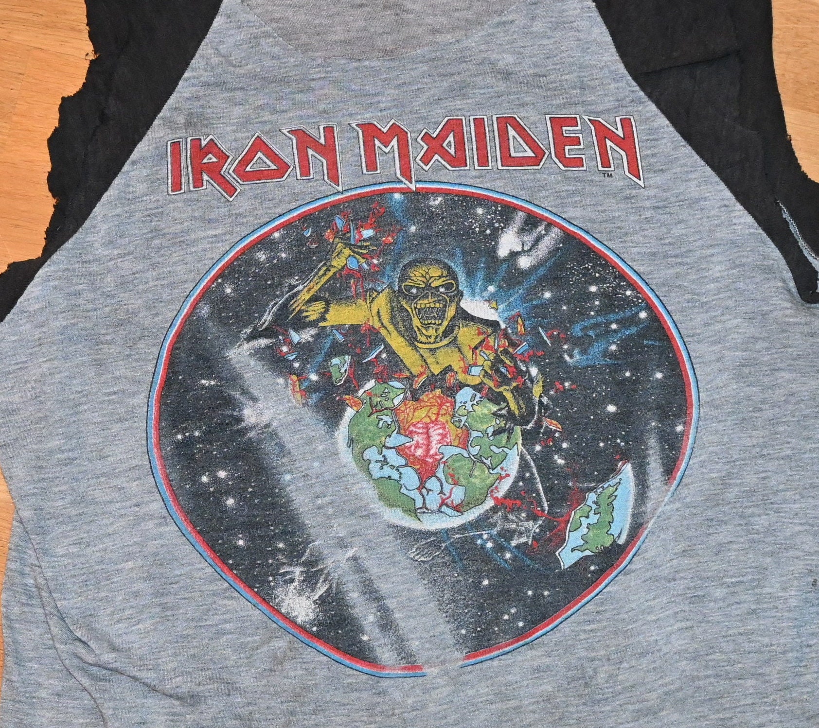1983 IRON MAIDEN Vintage Concert 1980's Usa Canada Europe