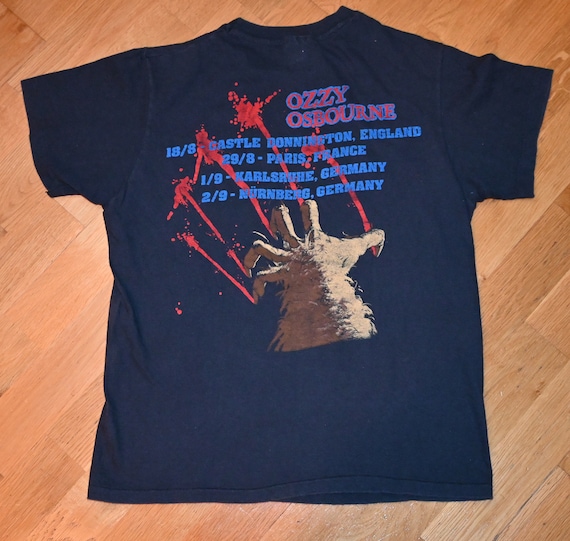 1984 OZZY OSBOURNE Vintage Rare! 1980's Euro Tour Concert