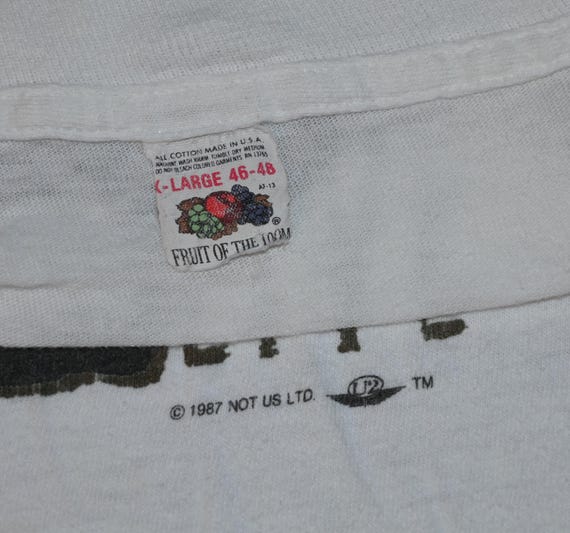 1980's U2 Vintage Original 1987 Joshua Tree Fall USA Tour Irish