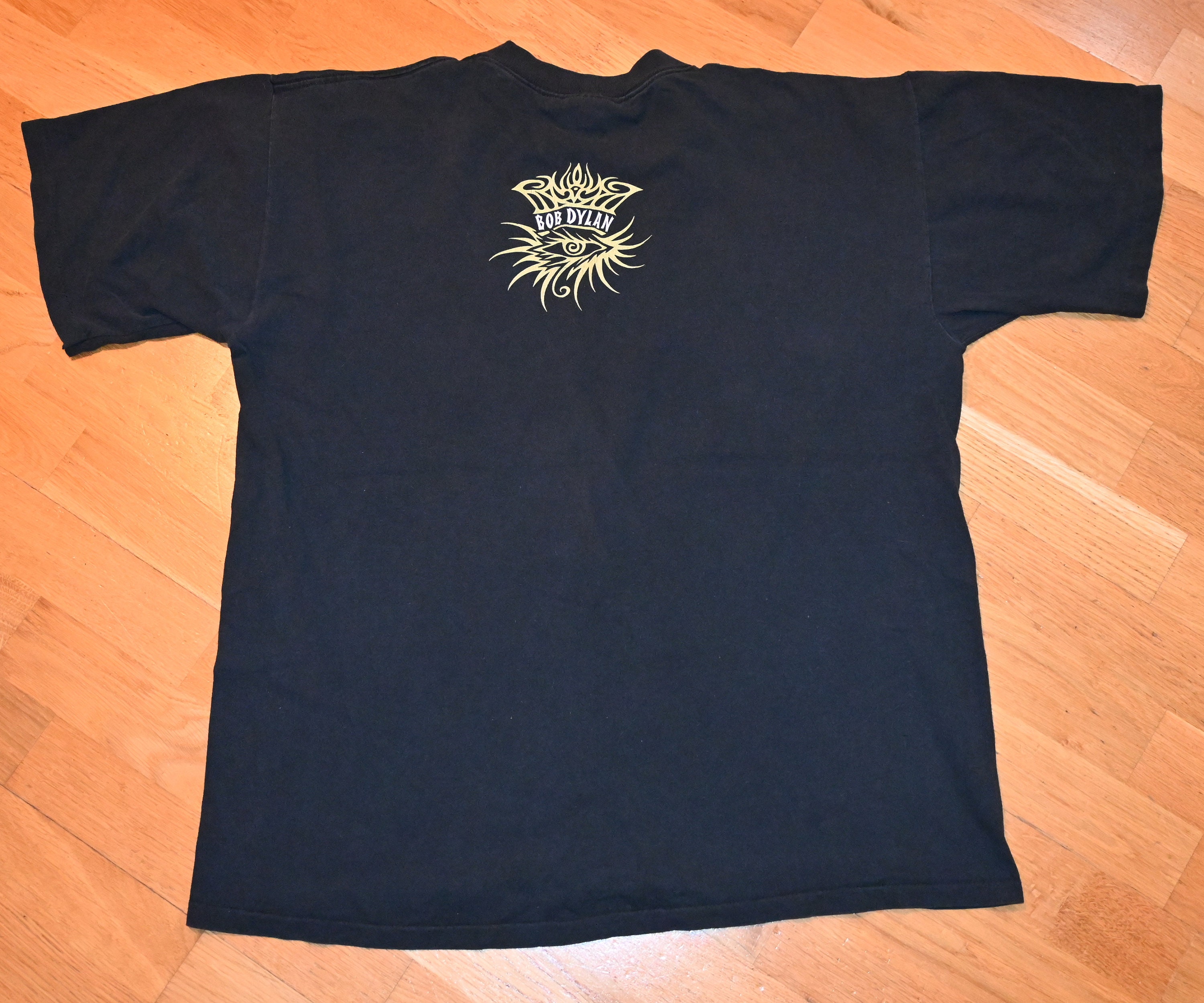 希少　Bob Dylan Bootleg 限定 90s Tシャツ Vintage 90's Bob Dylan Solid Rock T-Shirt Black Short