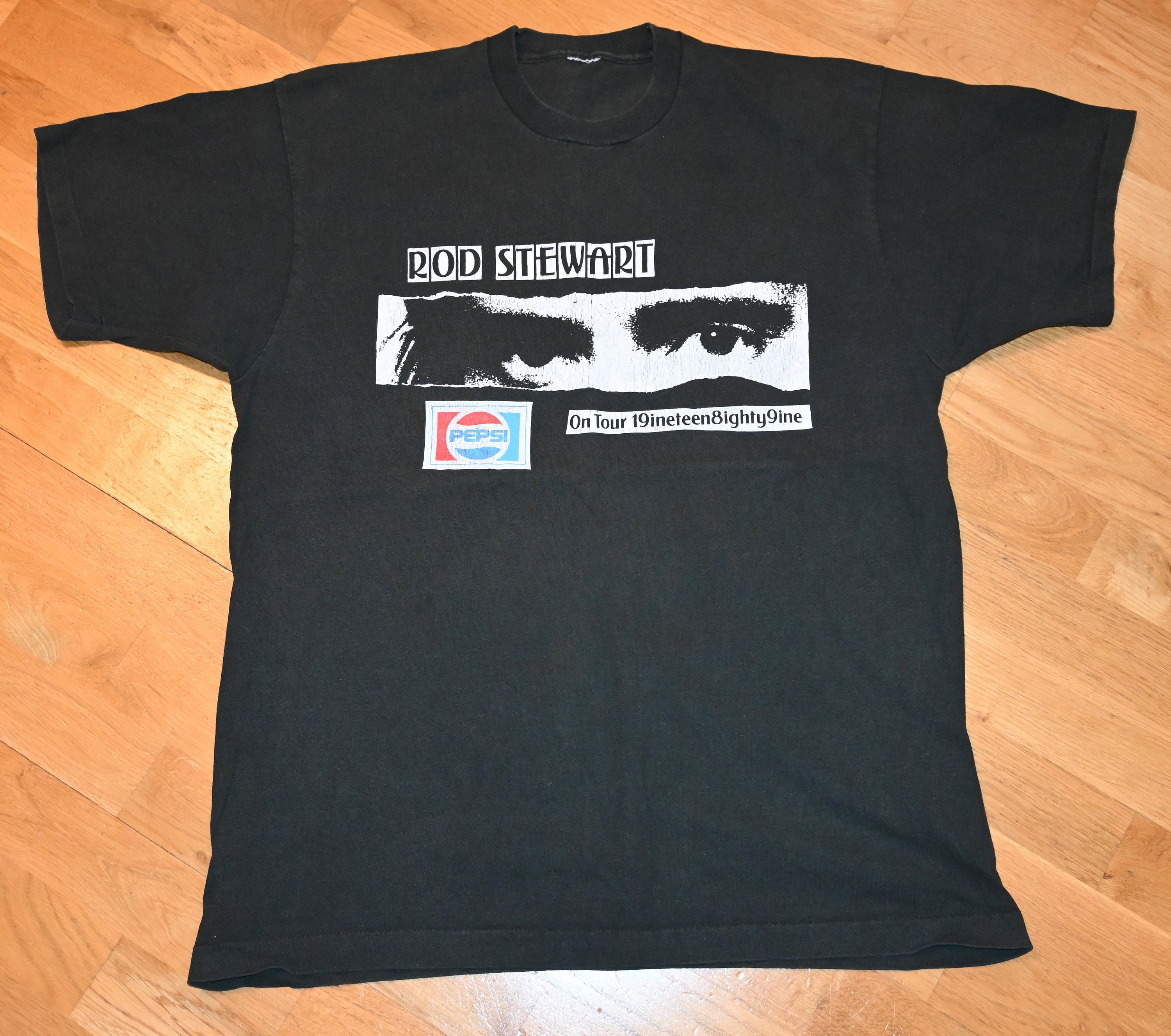 Sz M⁄L- Vintage 1989 Rod Stewart 