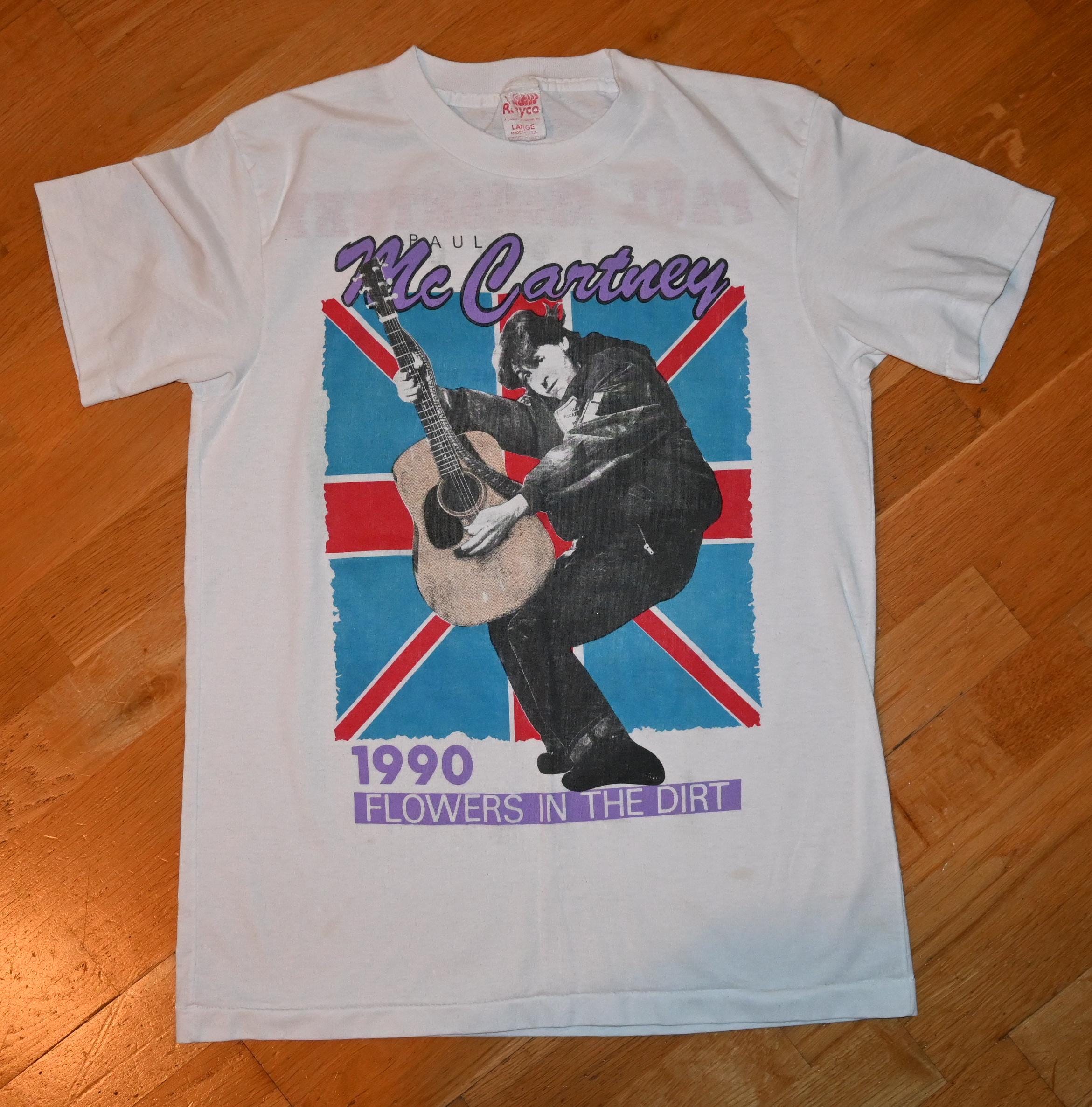 1990 PAUL Mccartney Vintage Rare! 80's 90's Concert Tour Rock Band