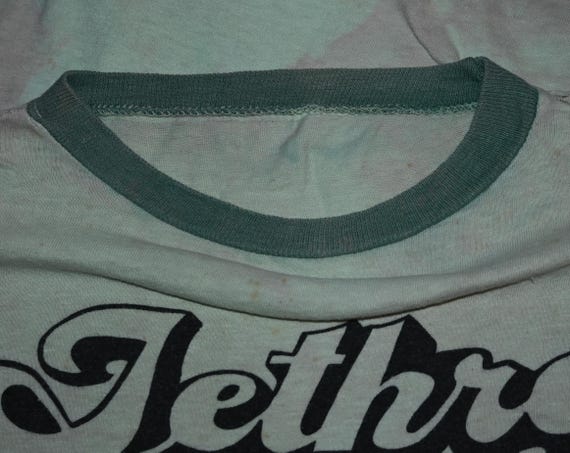 T-shirt Vintage 1977 Jethro Tull American Tour - Noir - Réimpression Collector