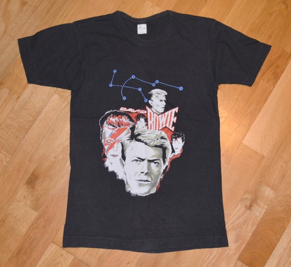 Premium Cotton Rock Tee David Bowie Original Art T-Shirt