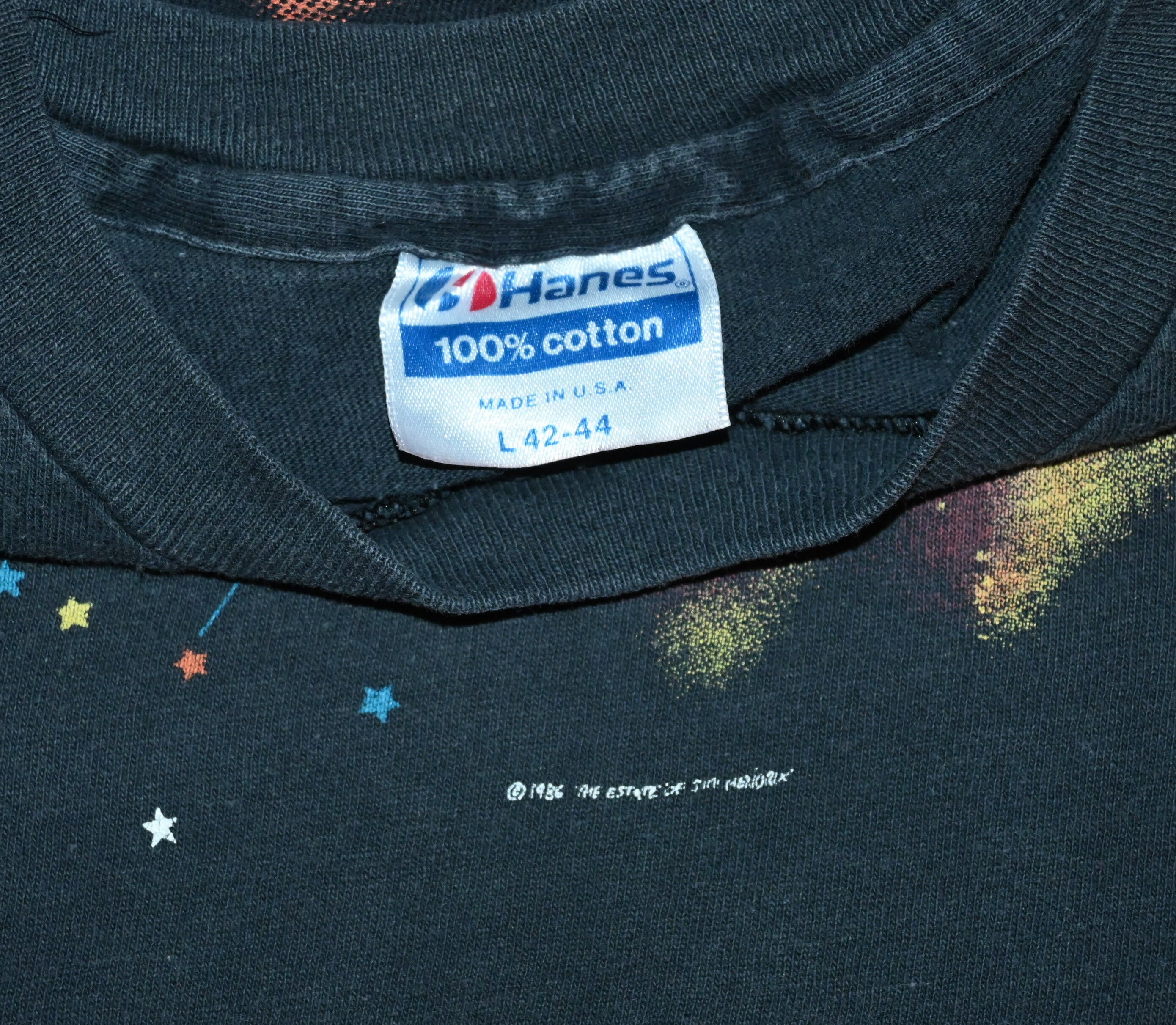 T-shirt Vintage LAST1 70 Anni '70 Jimi Hendrix Experience Rock Woodstock 183383125519 - Foto 6