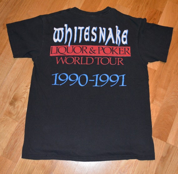 1980's WHITESNAKE Vintage Concert 1990-91 TOUR Metal Glam Rock