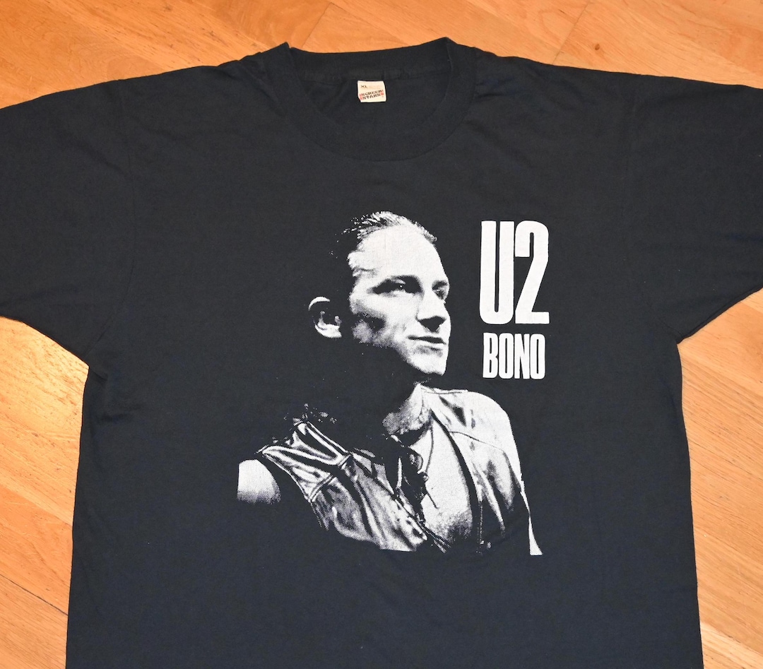 1980's U2 - BONO Vintage Original Rare! 80's Tour Rock Concert