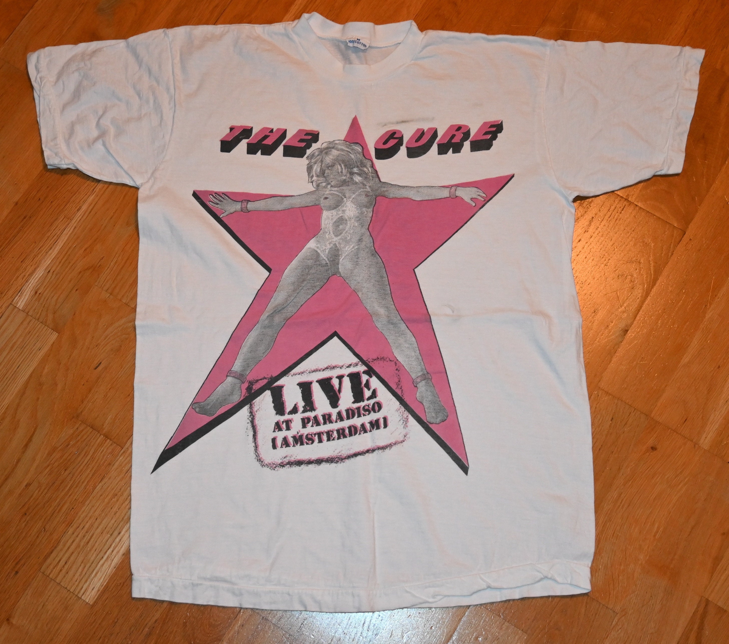 1980's THE CURE Vintage Original Rare! Tee Live at Paradiso