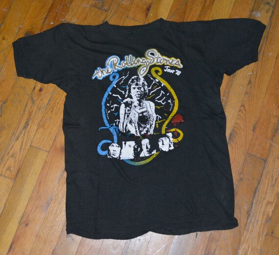 rolling stones 1978 tour t shirt