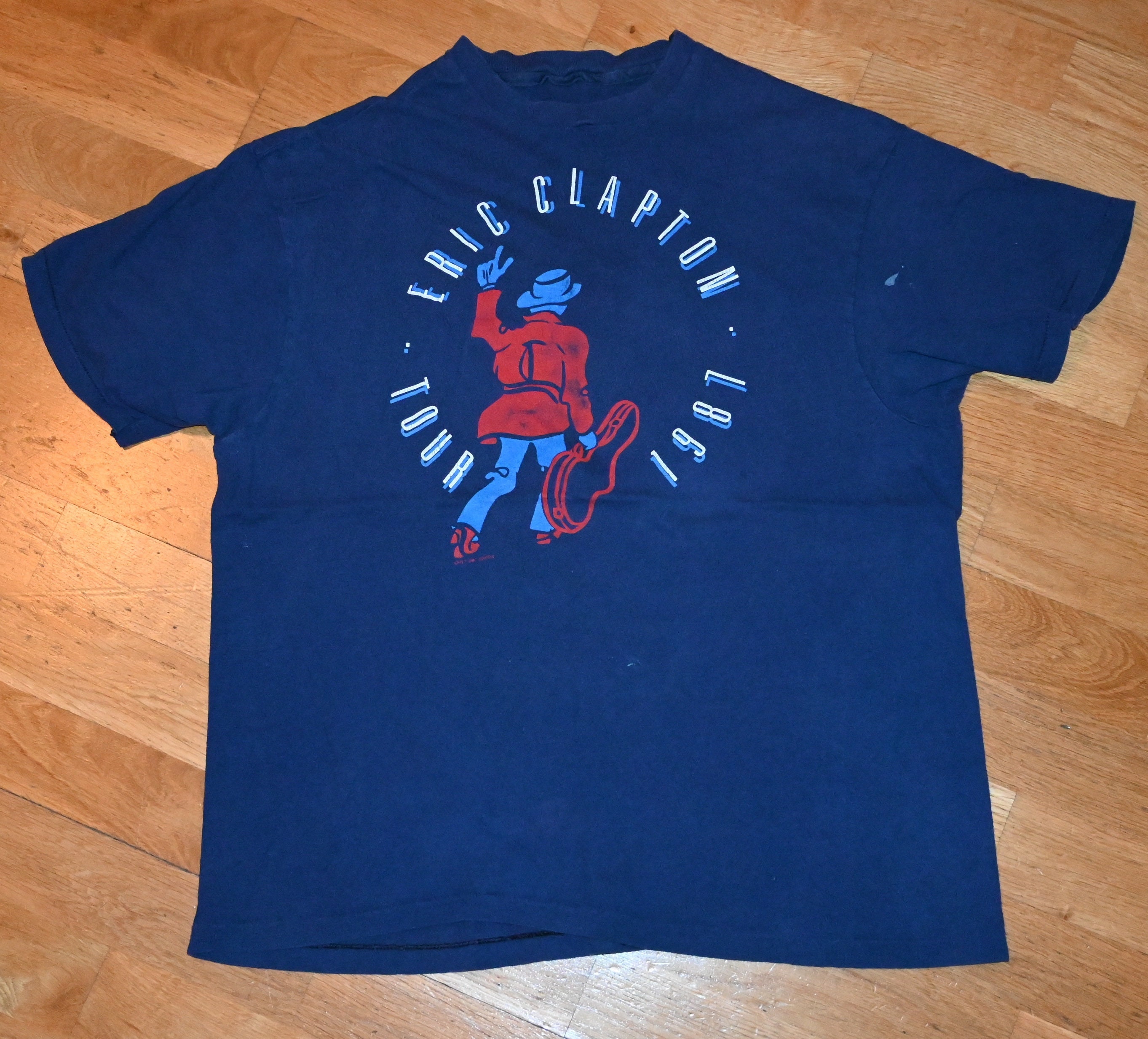 1987 ERIC CLAPTON Vintage Rock Concert 80's Tour Rare