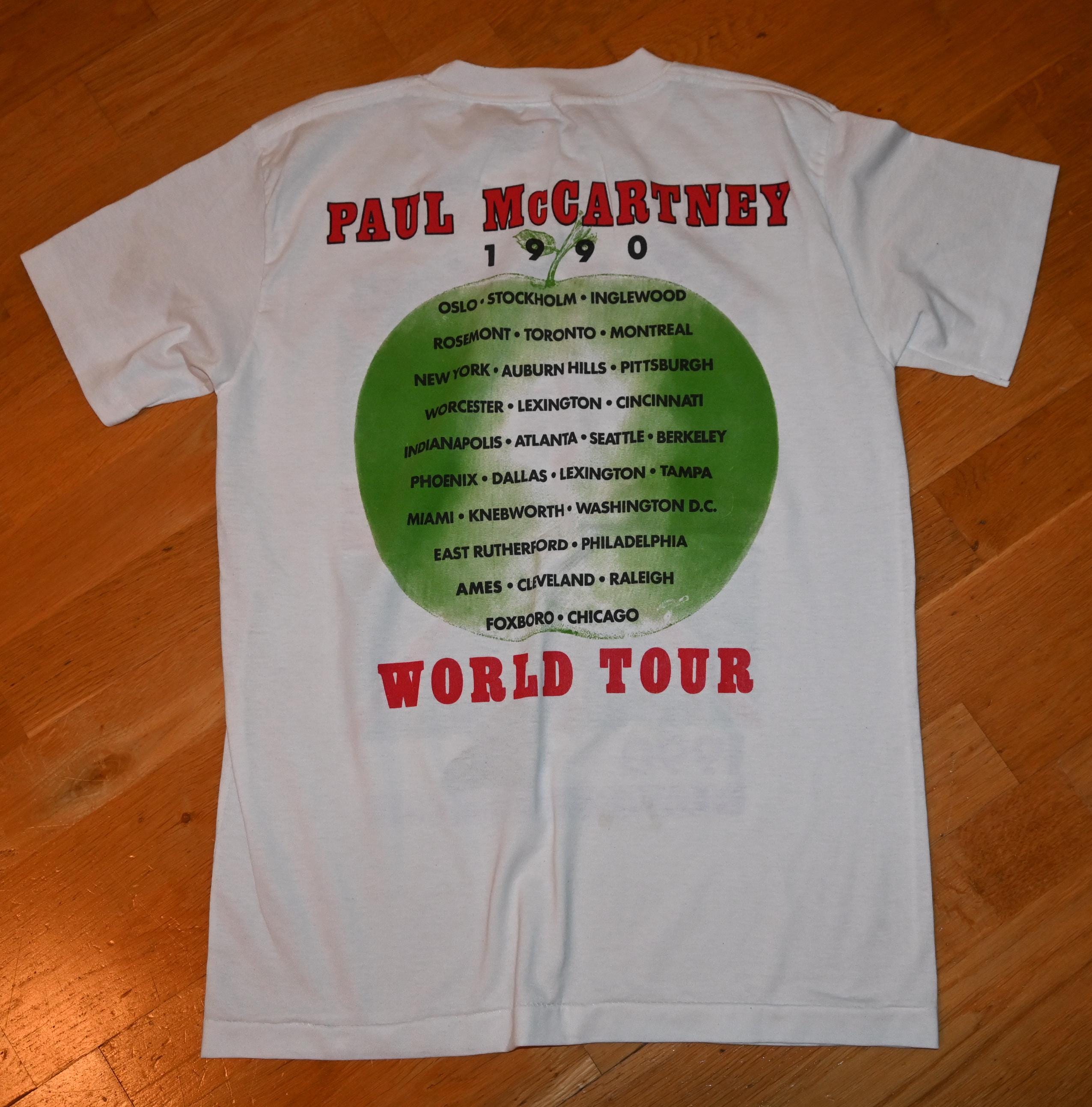 1990 PAUL Mccartney Vintage Rare! 80's 90's Concert Tour Rock Band