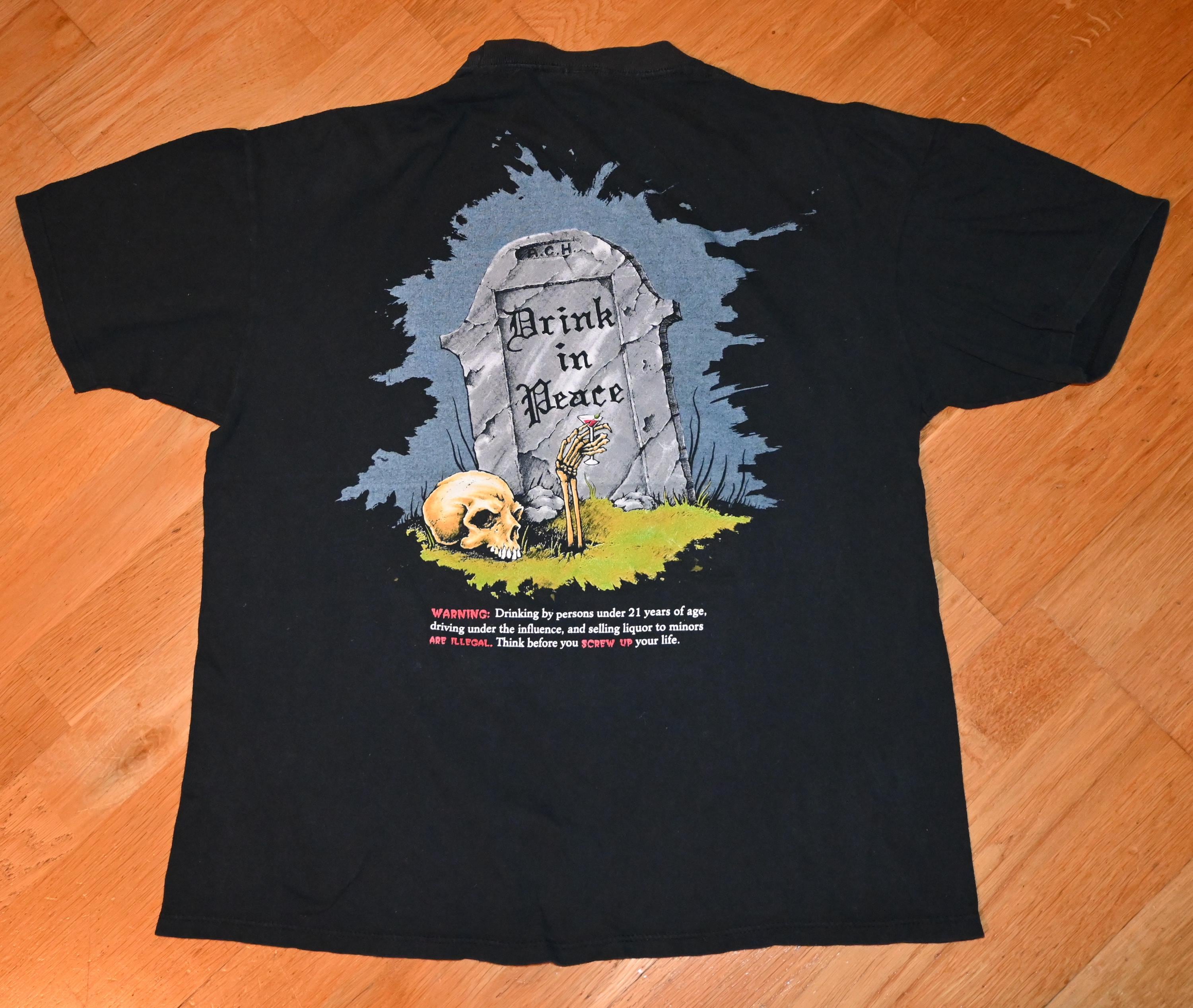 1992 BLACK DEATH Vodka /slash /guns N