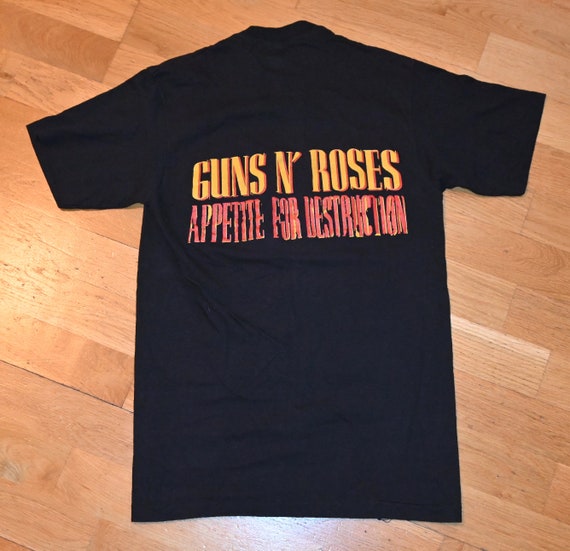 1980's GUNS N' ROSES Vintage Rare Original 1988 TOUR Rock Metal