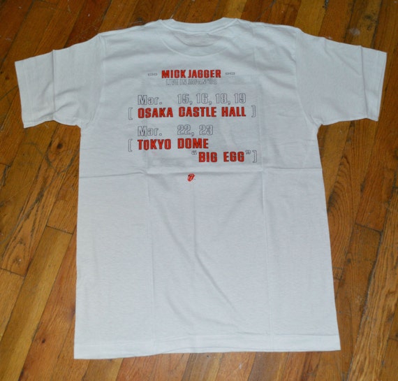 1988 MICK JAGGER /tokyo Japan Tour Vintage Rolling Stones Concert
