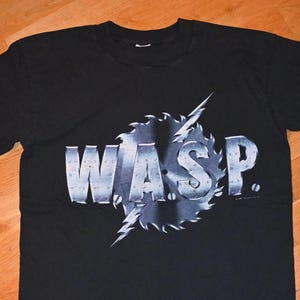 【希少】W.A.S.P. オリジナル1984TOUR ラグランシャツ Wasp 1984 Tour Shirt - Etsy
