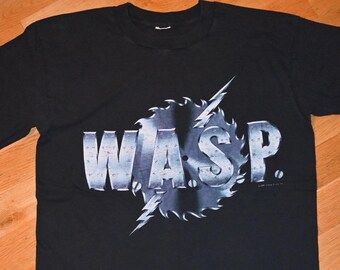 Tシャツ　バンドt 80s ロックT ビンテージ  ガンズ　WASP 古着　希少 Tシャツ バンドt 80s ロックT ビンテージ ガンズ WASP 古着 希少