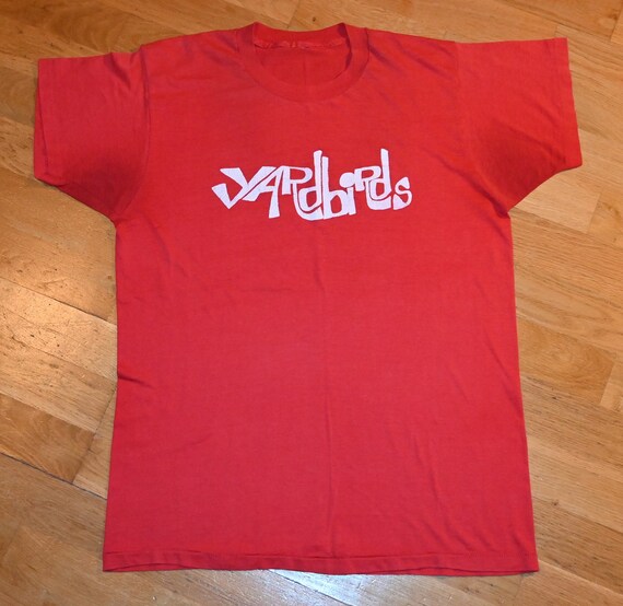 1970's The YARDBIRDS vintage rare band t-shirt concer… - Gem