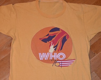 1976 the Who Original USA & Canada Tour Shirt - Etsy