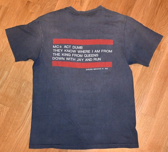 1985 RUN DMC Vintage Krush Groove IV Concert Tour Rare Original