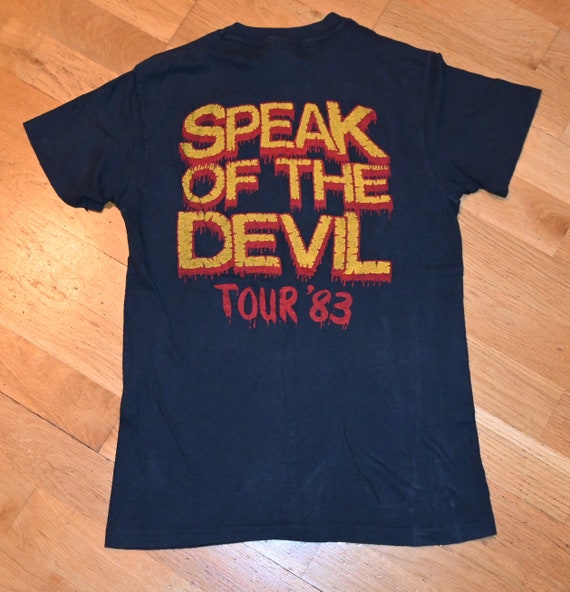 1983 OZZY OSBOURNE Vintage Rare! Speak of the Devil 1980's