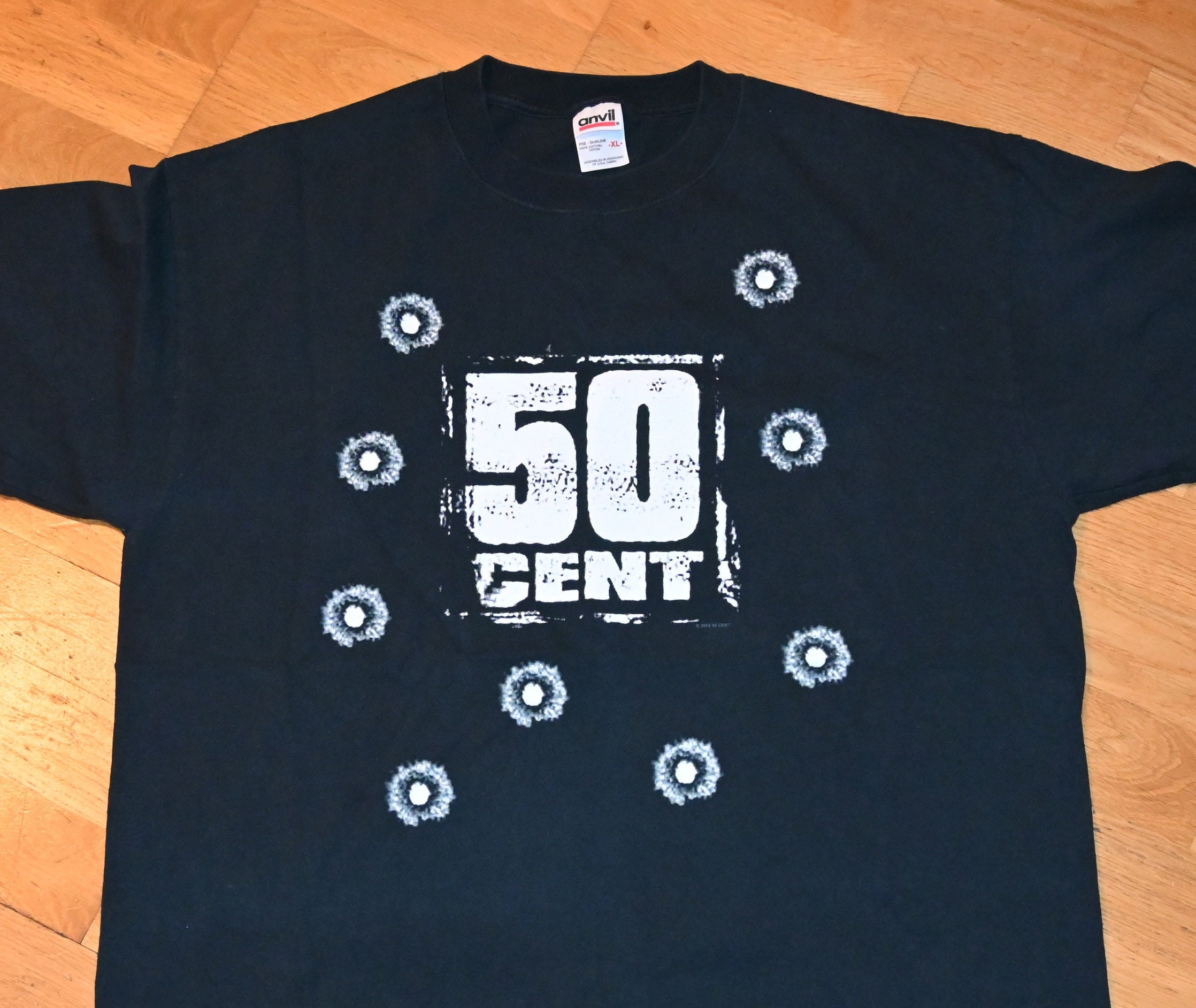 50cent ヴィンテージ2003ツアーTシャツRAPレアエミネム