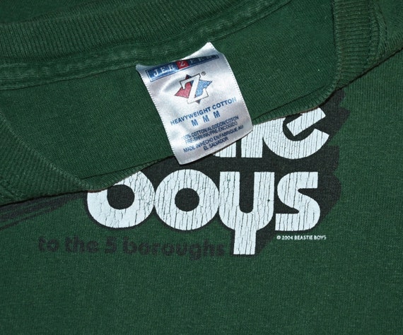 ミュージシャン 04's BEASTIE BOYS T-shirt 2000's the BEASTIE BOYS Vintage Concert '04 Tour Original