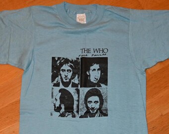オリジナル THE WHO 1982 ツアー ヴィンテージ T シャツ - Etsy 日本