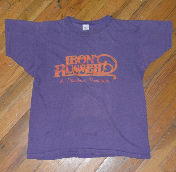 1970's LEON RUSSELL vintage tshirt concert tour o… - image 1