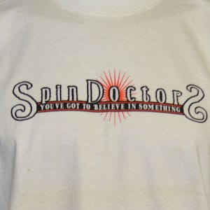 1996 THE SPiN DOCTORS vintage concert tour grunge rock band tee rare original t-shirt MiNT (XL) X-Large tshirt tee 90s 1990s Mens Gift