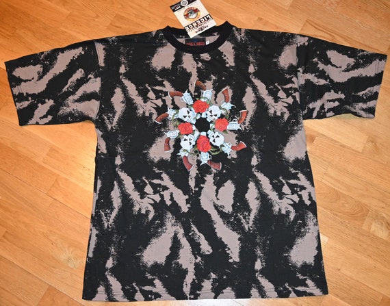 1990's GUNS N' ROSES Vintage Rare 1994 Tour Rock Metal Concert T