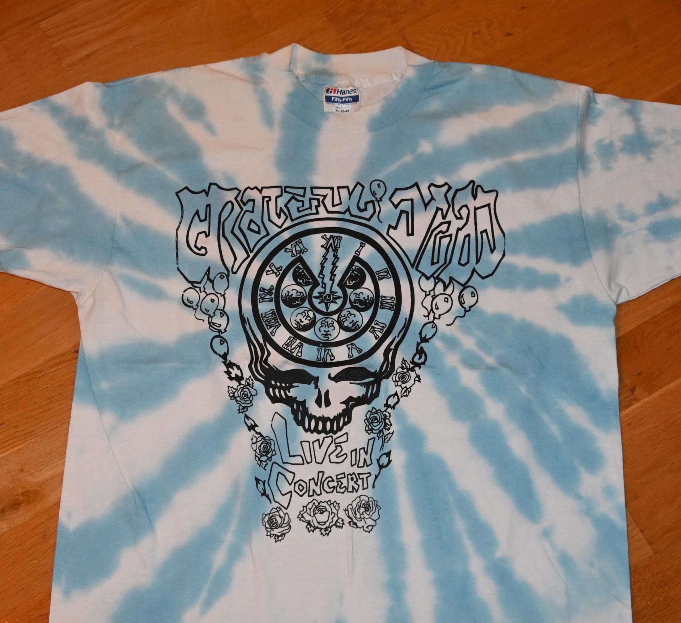 1991 GRATEFUL DEAD Vintage Rare Original Tie-dye '91 Spring Tour