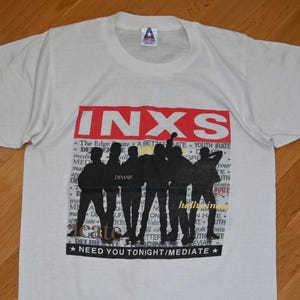 Inxs Tour 1988 Shirt - Etsy