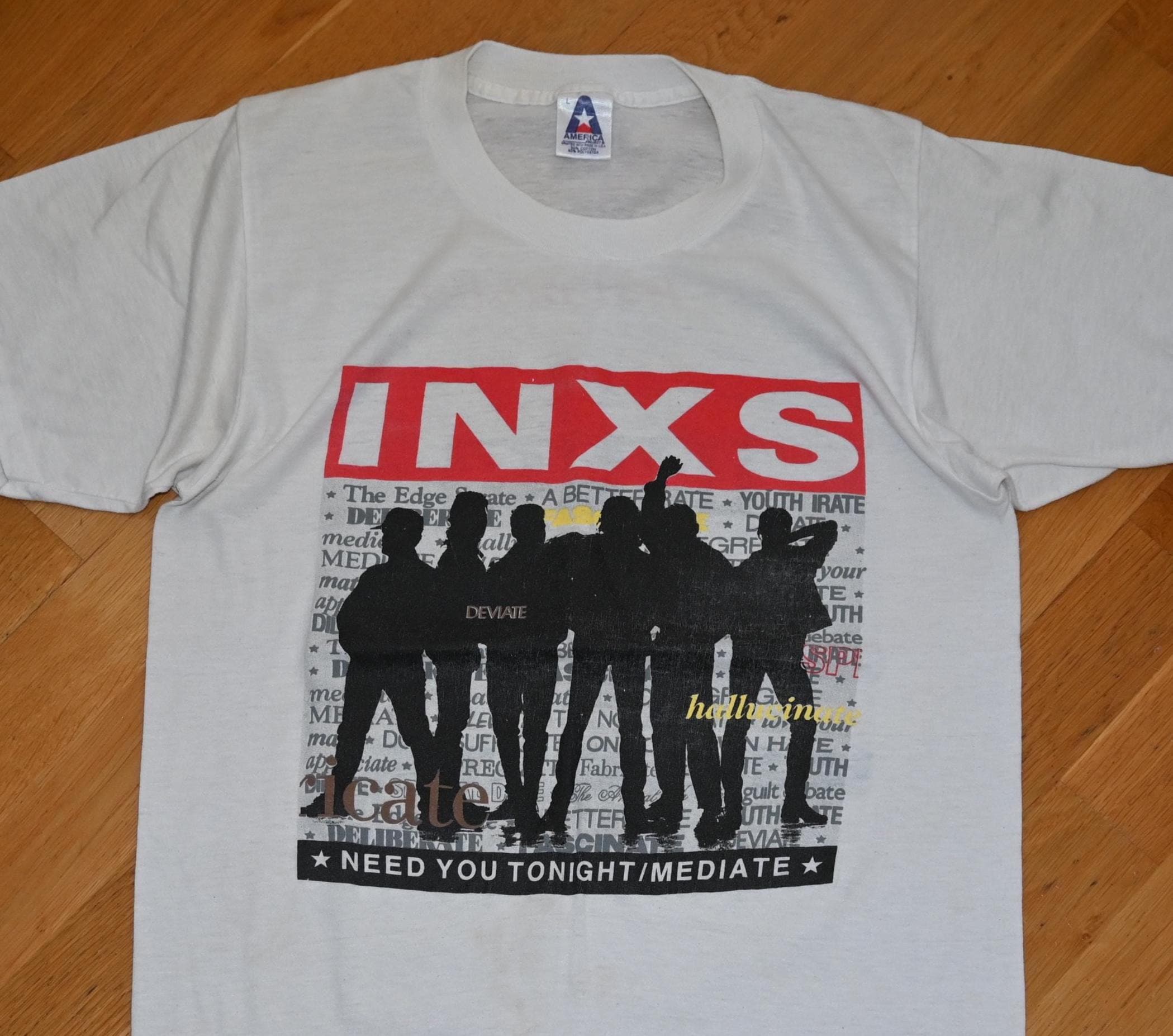 Vintage Inxs Tour Tees - Etsy