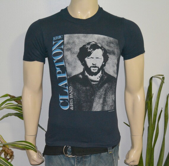 Buy 1985 ERIC CLAPTON Vintage Tshirt Concert Tour Rare Original