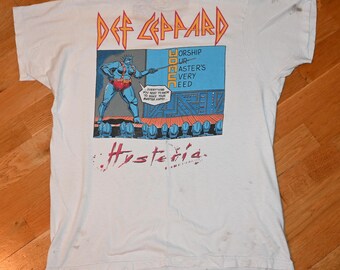 1987 DEF LEPPARD Vintage Original Rare! 1980's Concert Tour Rock