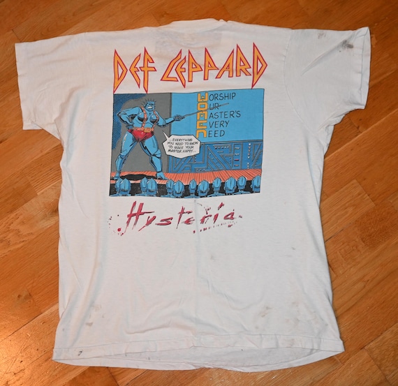 1987 DEF LEPPARD Vintage Original Rare! 1980's Concert Tour Rock
