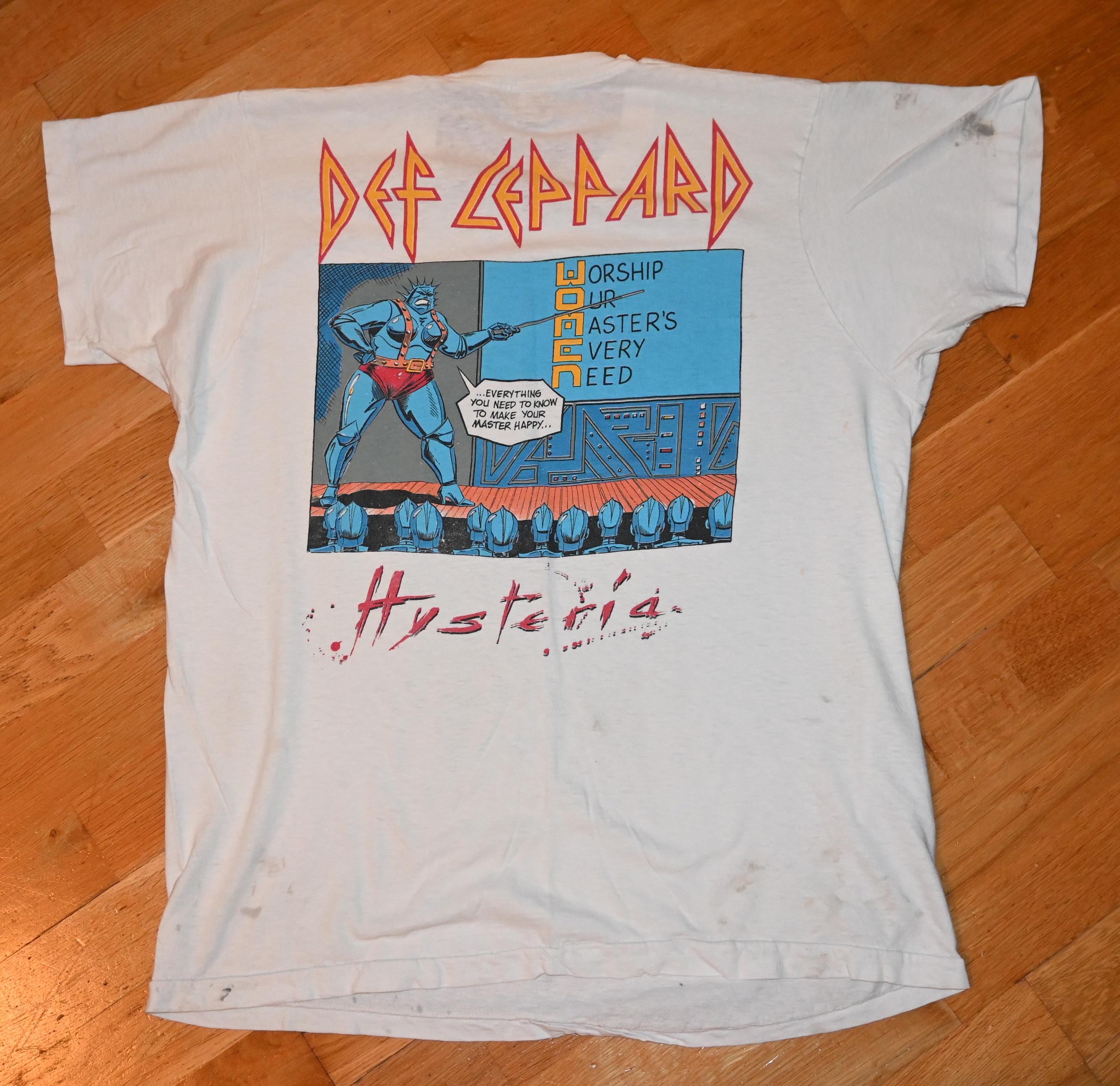 1987 DEF LEPPARD Vintage Original Rare! 1980's Concert Tour Rock