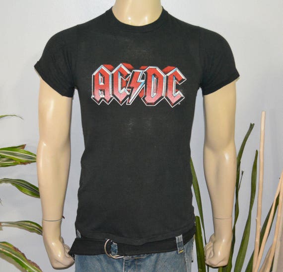 1980-81 AC/DC vintage concert tour rare original rock… - Gem