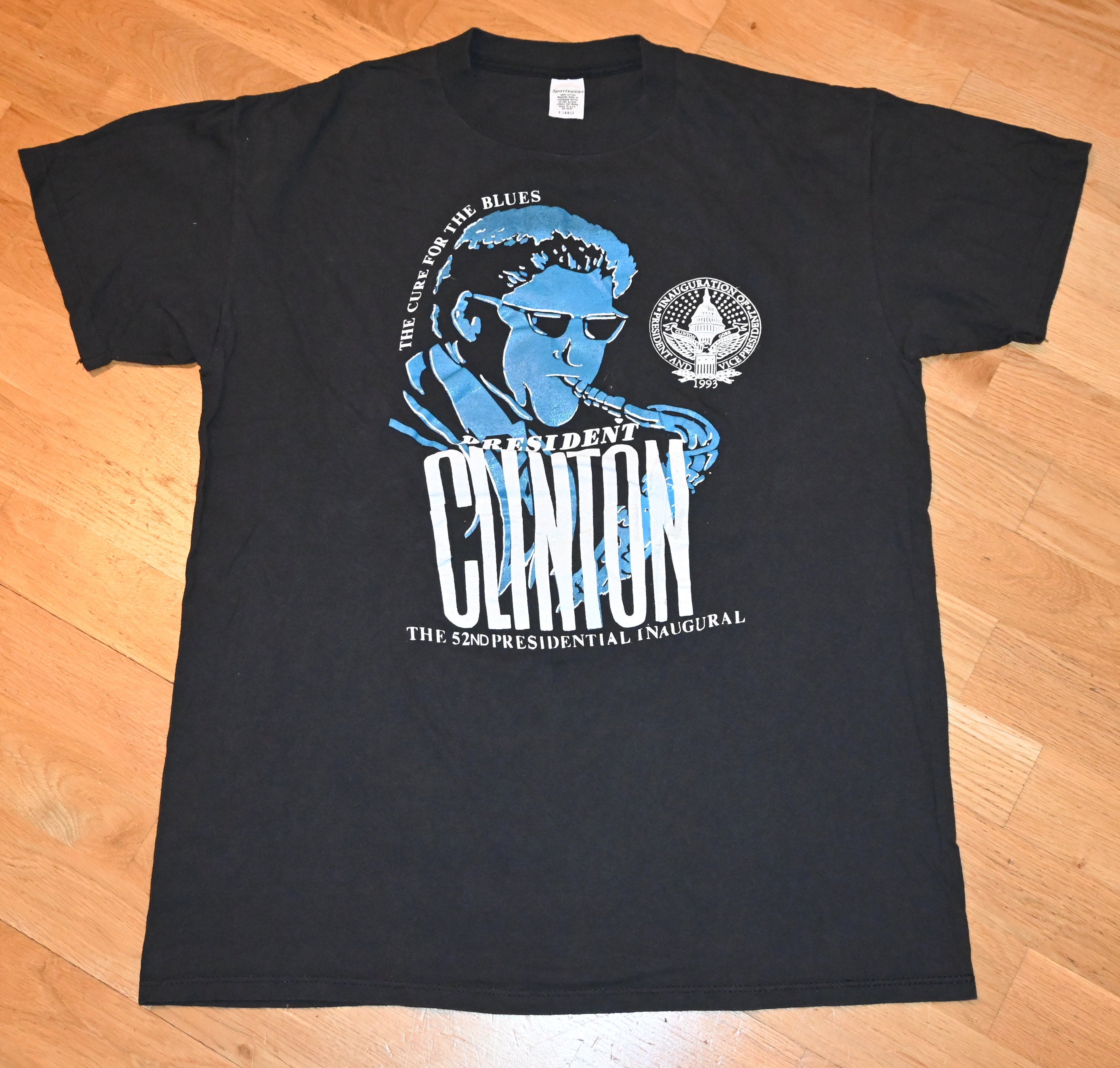 1993 BILL CLINTON Vintage President Inauguration Concert Tee Shirt 