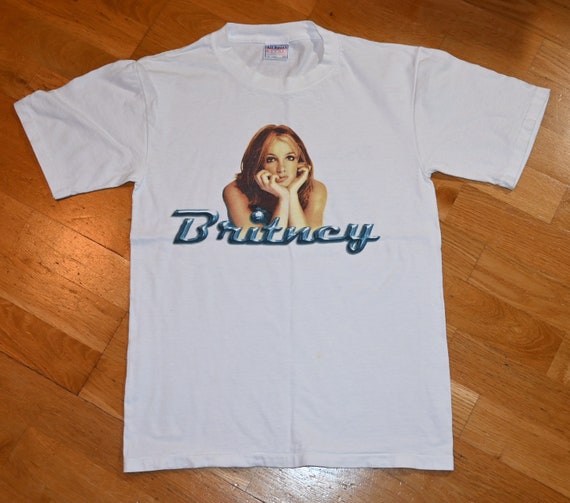 2000 BRITNEY SPEARS Vintage Rare Original Concert Tour Tee T-shirt 