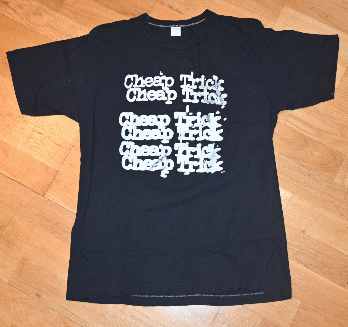 1970's CHEAP TRICK Vintage Rare Concert Tour T-shirt - Etsy