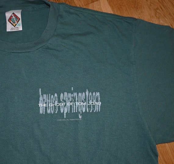 Bruce Springsteen 1995年ツアーTシャツ L希少ヴィンテージ 1990's BRUCE Springsteen Vintage Original Ghost of Tom Joad 95
