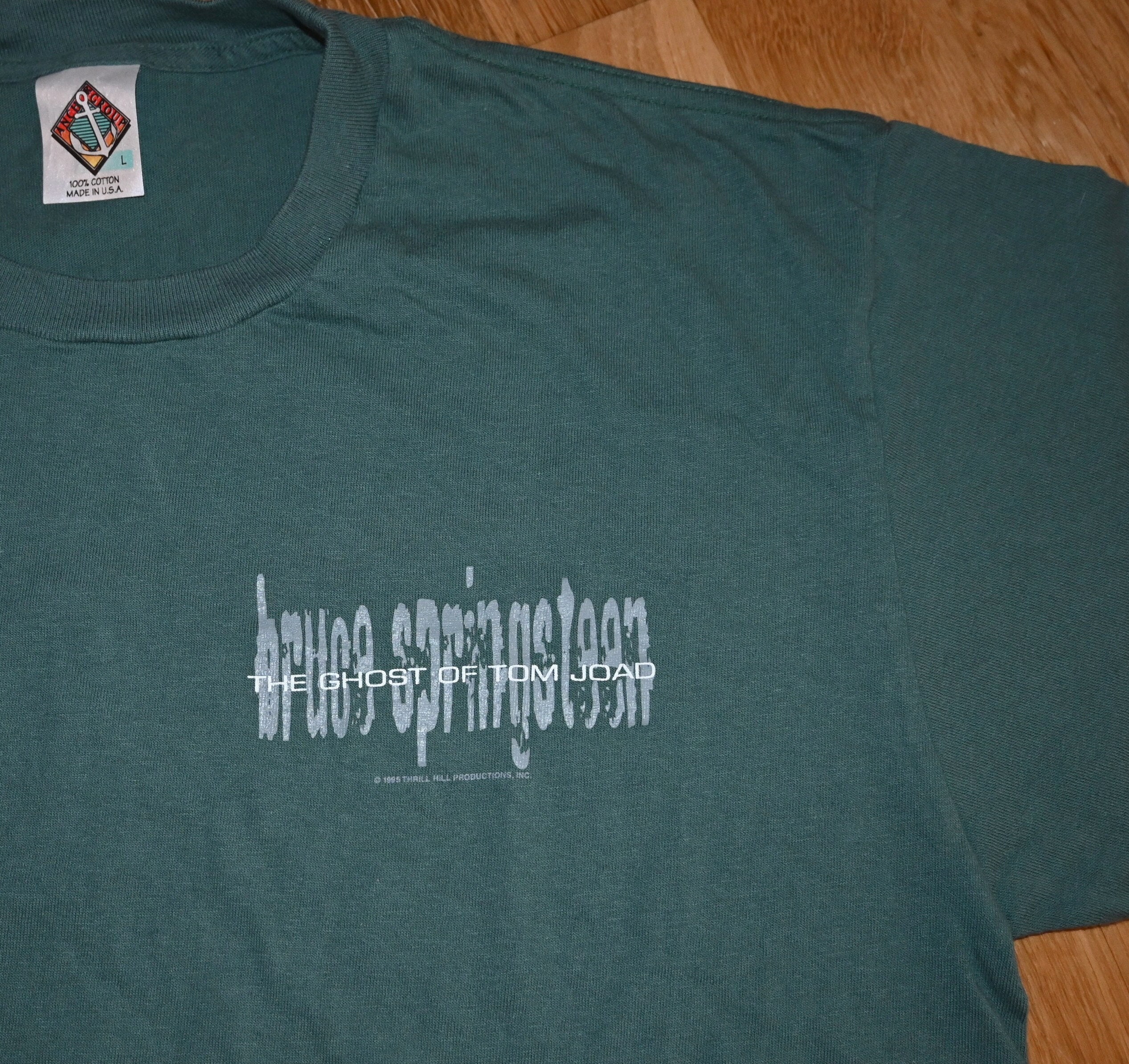 Bruce Springsteen 1995年ツアーTシャツ L希少ヴィンテージ 1990's BRUCE Springsteen Vintage Original Ghost of Tom Joad 95