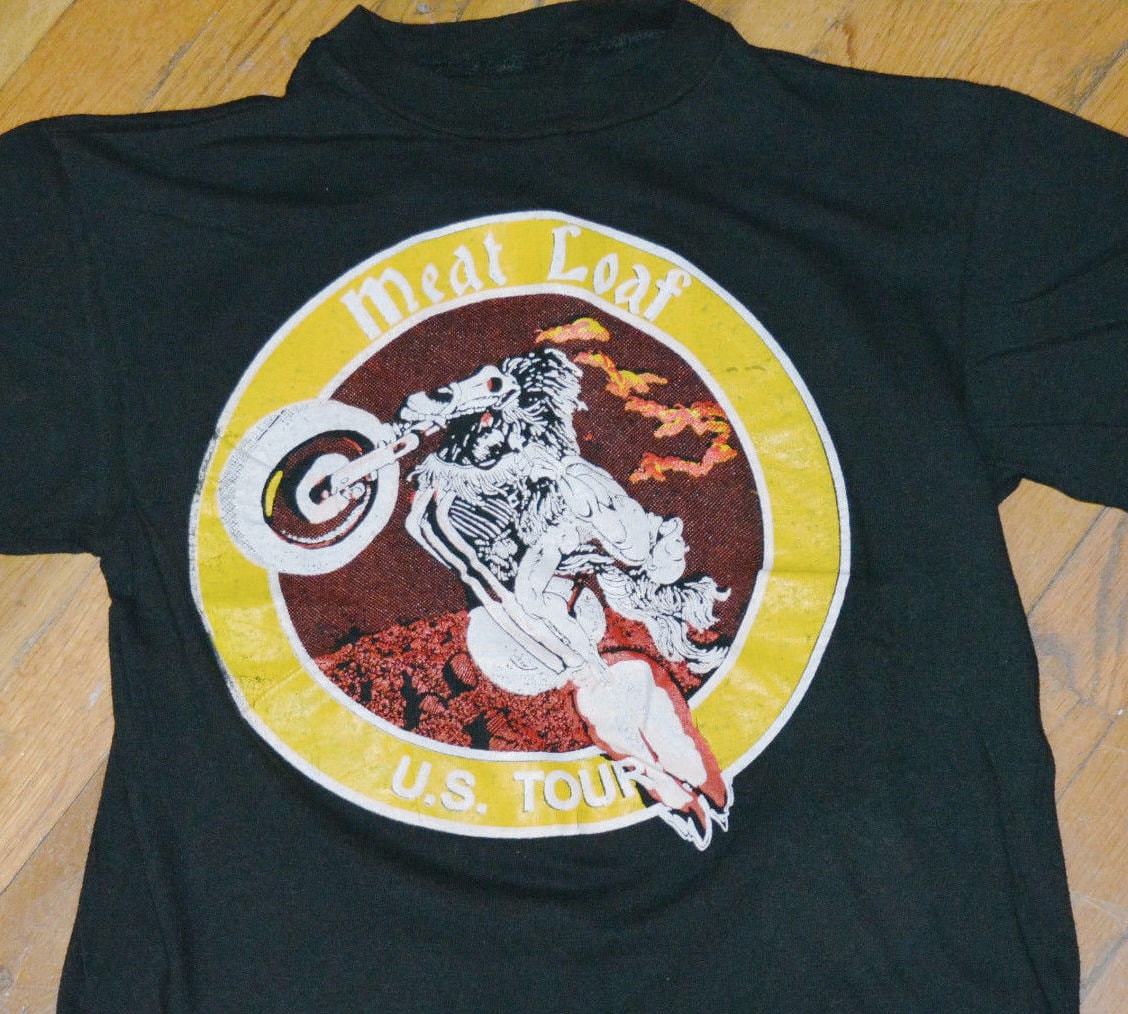 VINTAGE ©️1978  70s ミートローフ リンガー tシャツ VINTAGE ©️1978 70s ミートローフ リンガー tシャツ