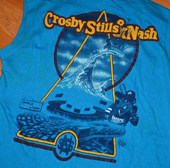 1980's CROSBY Stills Nash Vintage Original 1984 Denver Colorado